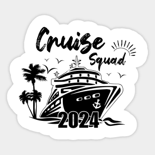 Cruise Squad 2024 Group Gifts Vacation Family Matching Sticker